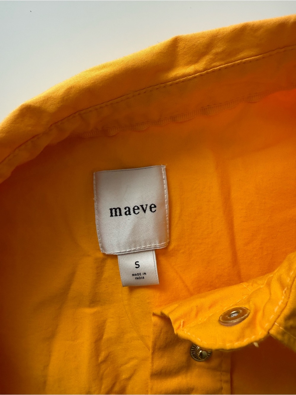 Maeve Yellow Patch-Embroidered Pullover Jacket - Picture 4 of 7